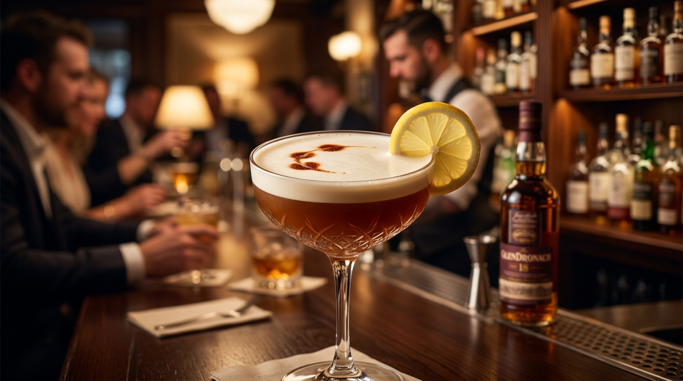 Sherry Cask Sour with GlenDronach 18YO